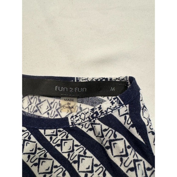 Fun2Fun Women's Alfredo Crew Neck Blouse - Picture 9 of 9